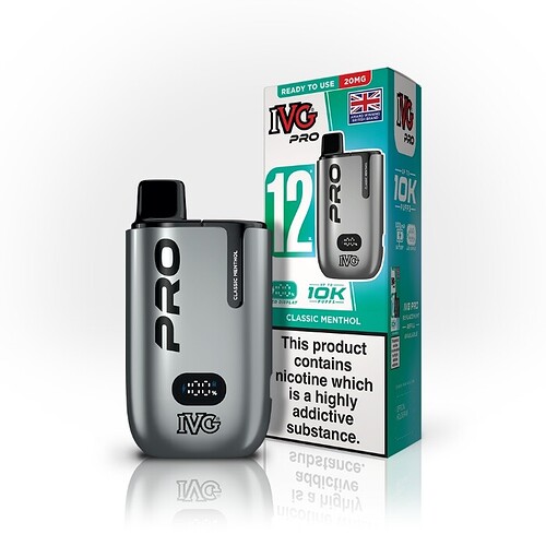 IVG - Pro 12 - 700x700px - Classic Menthol