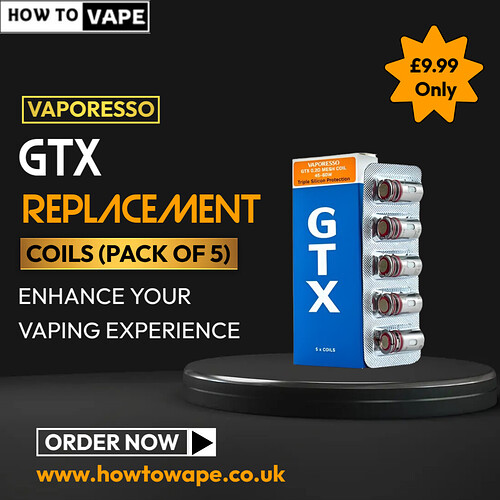 How to Vape (Vaporesso GTX Replacement Coils)