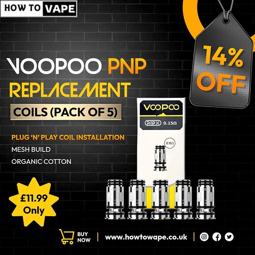 How to Vape (VooPoo PnP Replacement Coils)