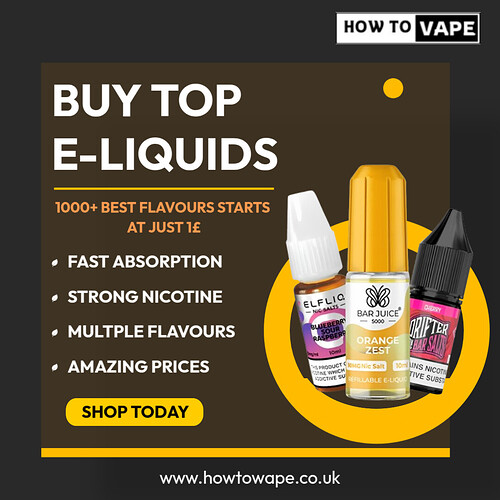 How to Vape (E-Liquids)