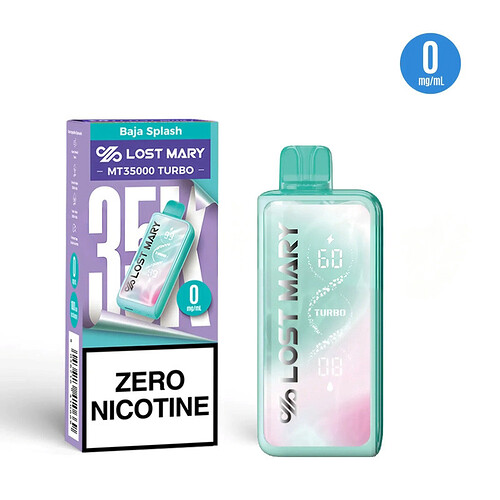 lost mary mt35000 turbo zero nicotine
