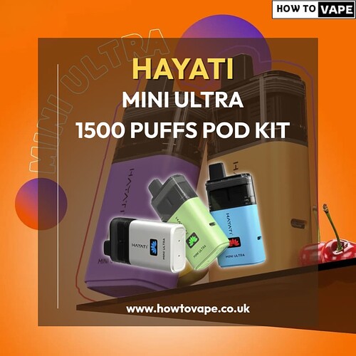 How to Vape (Hayati Mini Ultra 1500 Puffs Pod Kit)